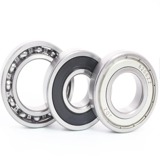 China Factory Supply Stainless Steel Double Grooves Bearing 6200 6201zz 608 626 Auto Parts Wheel Bearing Non Standard Bearing Deep Groove Ball Bearing